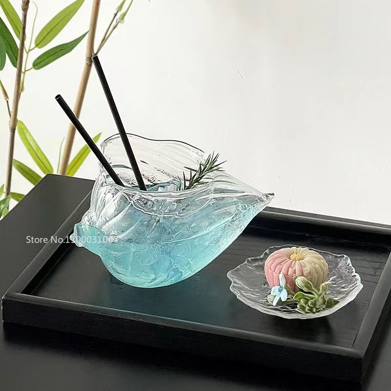 Ins Wind Conch Cocktail Glass Wine Bar Restaurant Creative Collins Glass Manufacturers High Borosilicate Glass Wholesale