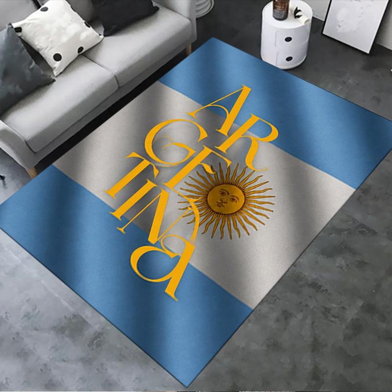 Argentina Carpet Rug for Living Room Bedroom Home Sofa Decoration,Kids Play Non-slip Floor Mat
