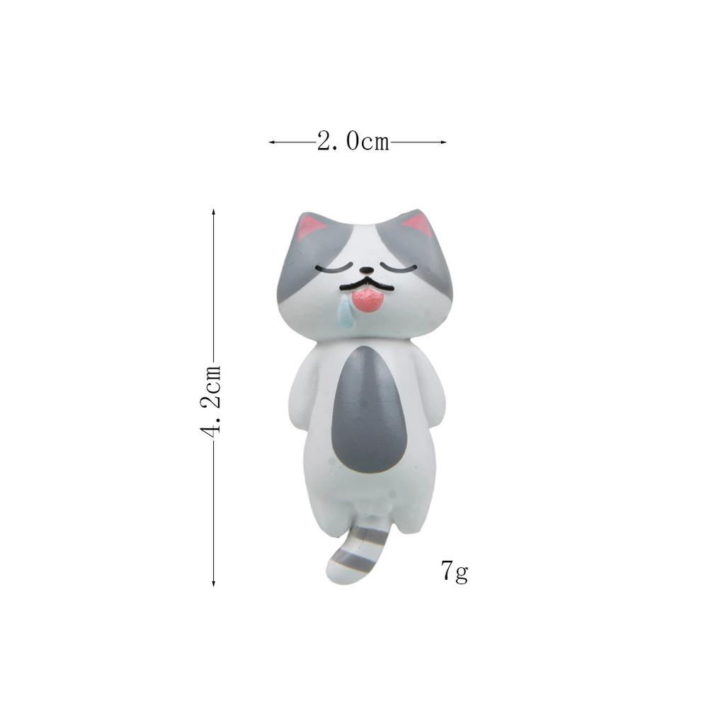 Cat With Sleeping Drooling While Lying Down Resin Ornaments For Gift And Decor