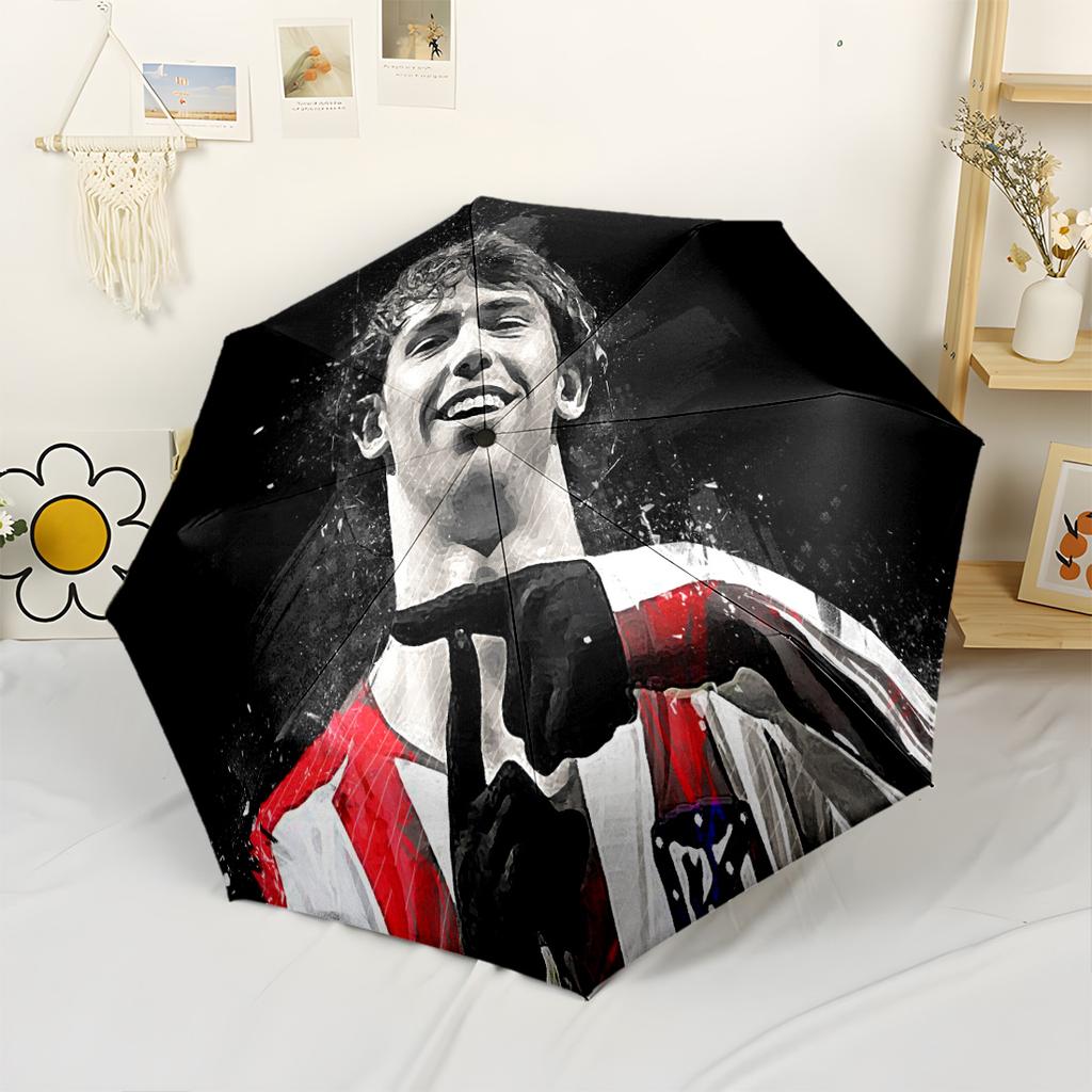 Football Player Celebration Gesture Automatic Umbrella Sturdy 8-Rib Shaft Foldable Design Travel Essential Fashion Lovers