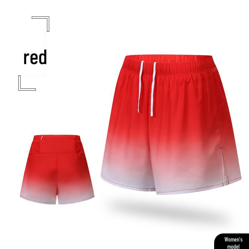 Unisex Double-Layer Quick-Dry Swim Shorts: Anti-Embarrassment, Loose-Fit Beach & Casual Sports Shorts S