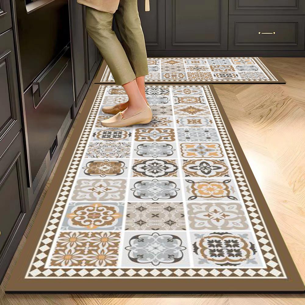 

Long Kitchen Floor Rug Diatom Mud Water-Absorbing Oil-Absorbing, No-Wash, Dirt-Resistant, Anti-Slip Door Mat Home Decor 40X60CM (1.3X2FT