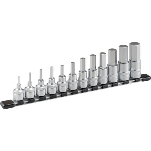 TONE Hexagon Socket Set (with Holder) HH412 Drive Angle 12.7mm (1/2") Contents 12 Items