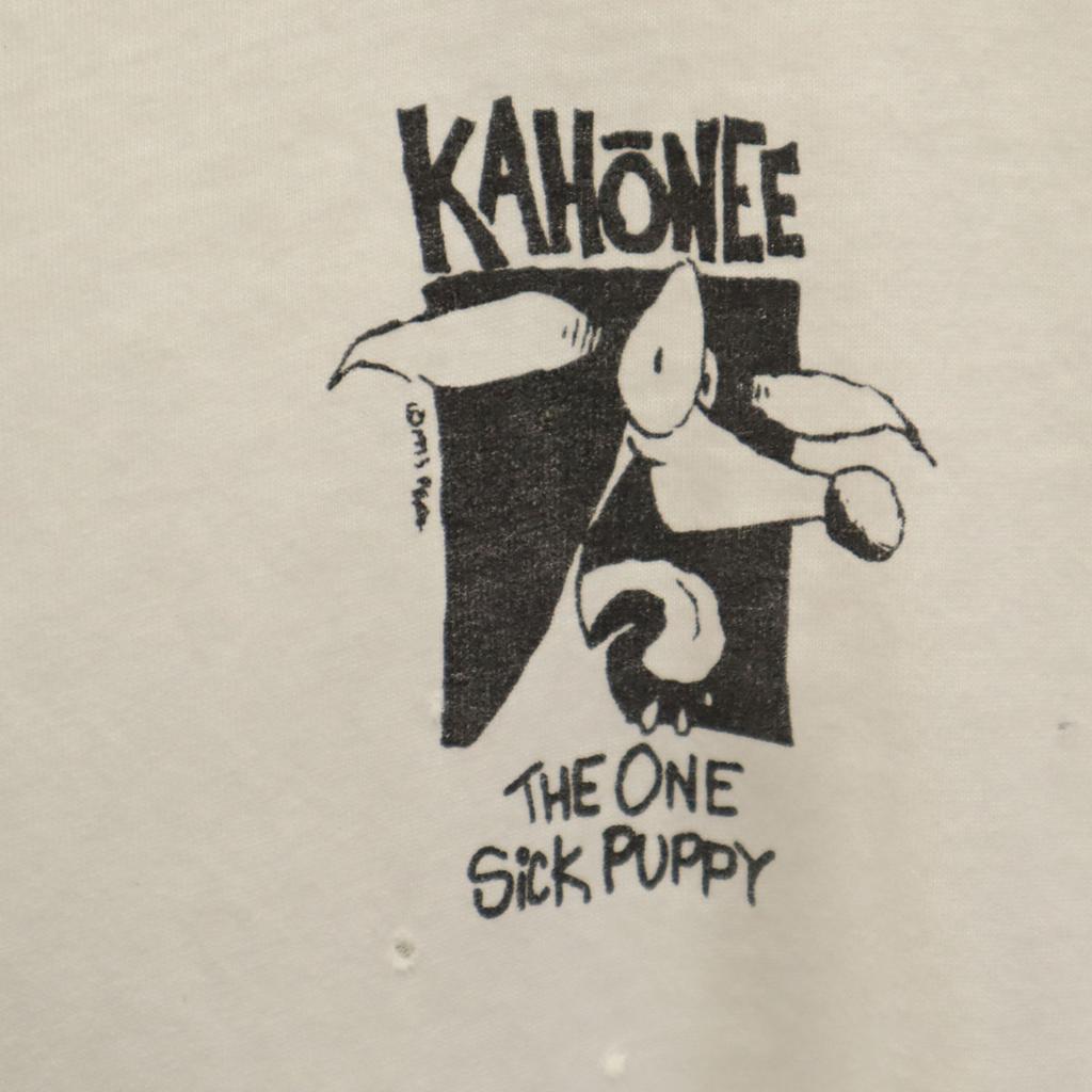 One Sick Puppy 90er Made in USA Old Backprint Kurzarm T-Shirt Herren Gebraucht