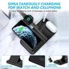 4 In 1 Qi Wireless Charger Stand 10W Fast Charging Dock Station For iPhone 13 12 11 XS XR X 8 Airpods Pro Apple Watch SE 6 5 4 3