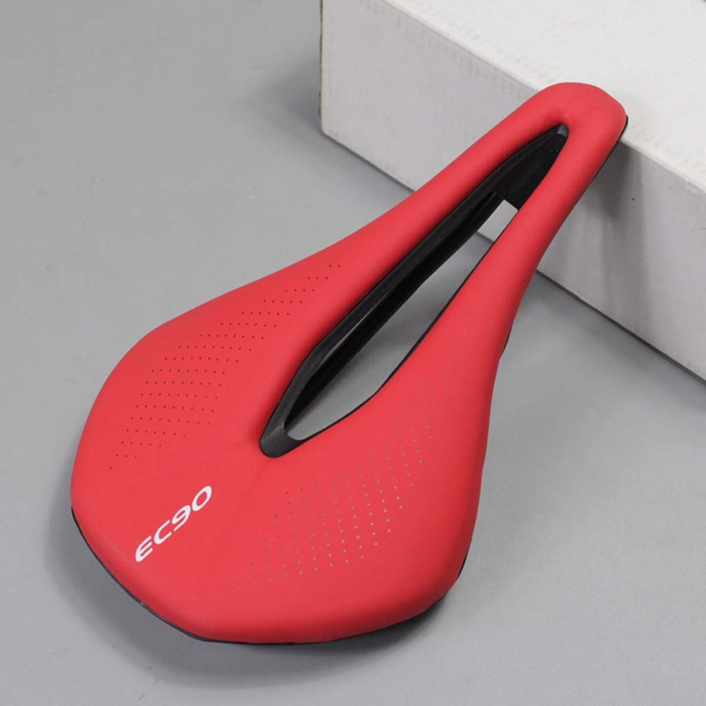 OSC Bicycle Seat Saddle MTB Road Bike Saddle Mountain Bike Racing Saddle PU Breathable Soft Seat Cushion Cross Bike Shock Absorption