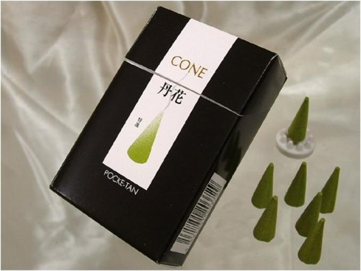 

Kogen Daihatsu Incense Pocket Tan Flower Cone Special Selection PK-3 чорний