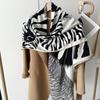 Womens Silk Cashmere Wool Scarf Winter Warm Square Shawl Fashion Luxury
