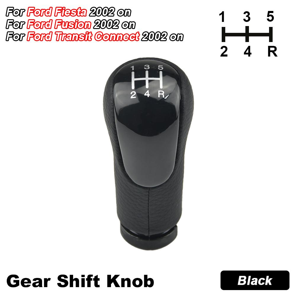 Gear Shift Knob Lever Shifter Handball Gaitor Boot Cover For Ford Fiesta Fusion Transit Connect 2002 2003 2004 2005 2006 2007