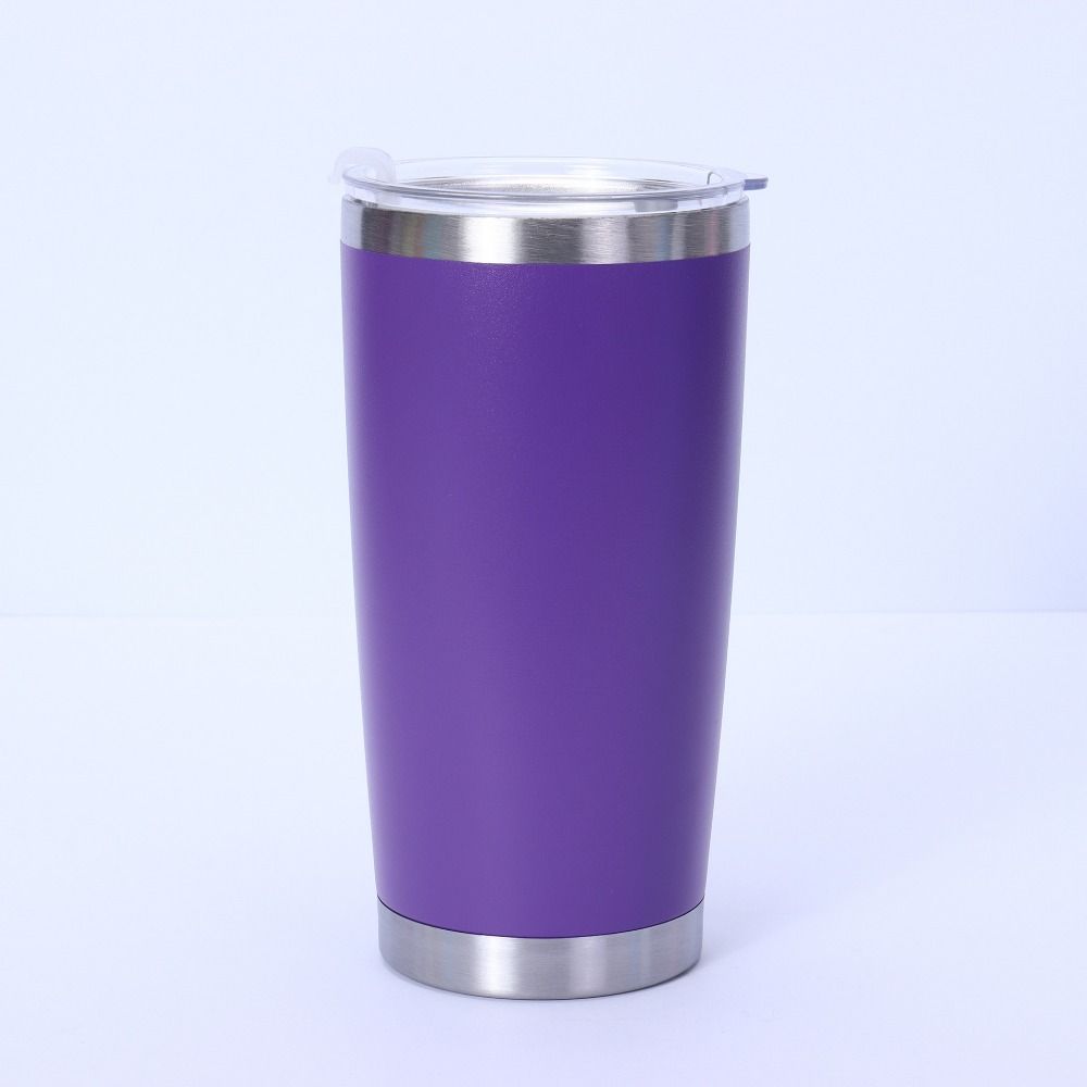 20oz Capacity Stainless Steel Thermal Mug Double-Walled Fashion Thermos Cup  All Seasons