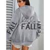 Fall Love Art Word Design Printed Women's Hoodie Hip Hop Clothes Autumn Loose All-match Women's Street Wear