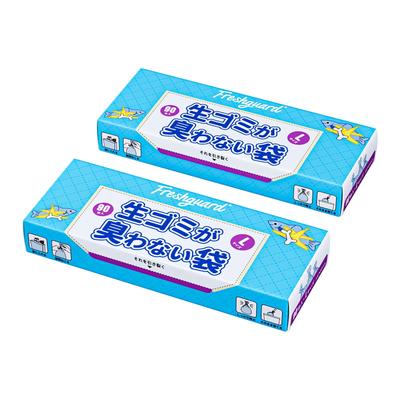 Freshguard 90 Set of Deodorizing Garbage Disposal Film Thorough Car Kitchen Box Odor-proof Bag, Garbage-free Bag, L, Pieces, 2, Bag, Bag, Structure,