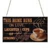 Coffee Sign Door Sign Reminder Signs Door Plate Convenient to Use Door Hanger  Cafe