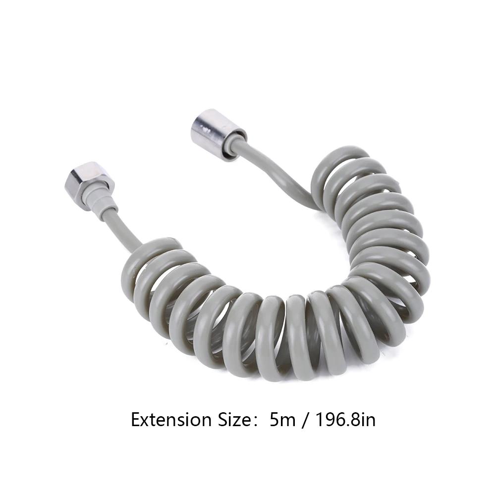 2/3/5m Weich Flexibel Lang Feder Duschkopf Schlauch Rohr Toilette Bidet Sprüher Telefonleitungsschläuche Badezimmerzubehör