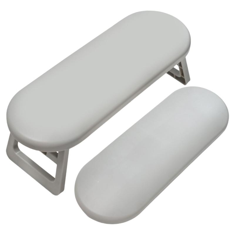 Manicure Hand Pillow Foldable Nail Arm Rest for Salon and Nail Art Portable Plastic Nail Technician Tool Accessory