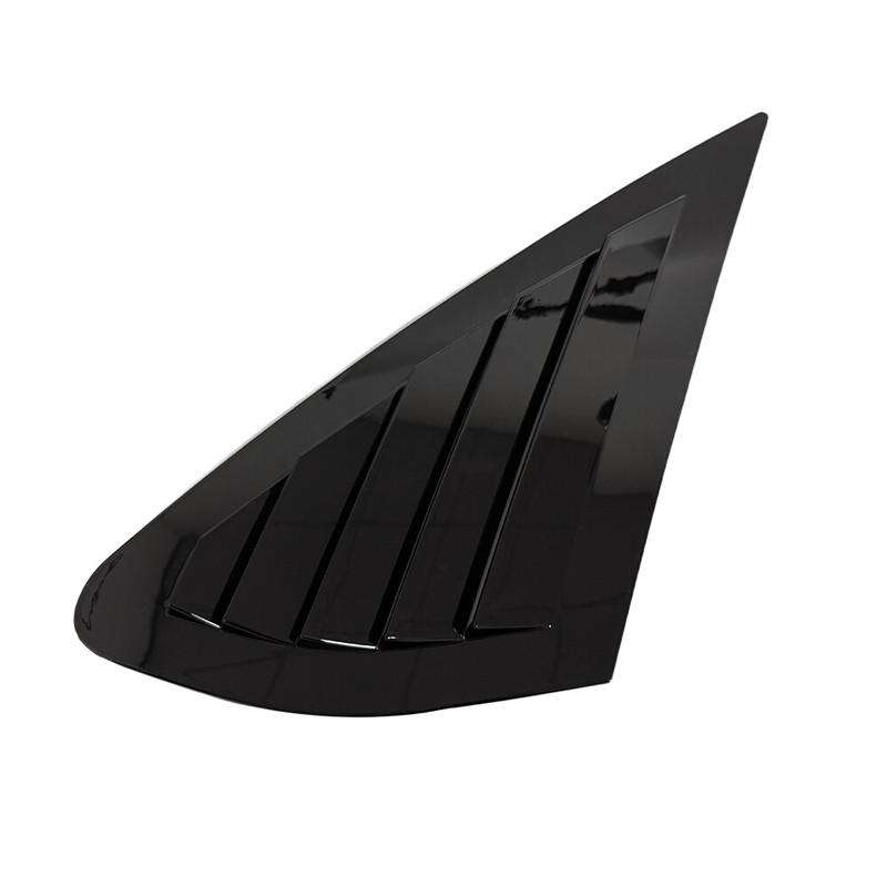 For Ford Focus Sedan 2005-2008 Car Rear Louver Window Side Shutter Cover Trim Sticker Vent Scoop ABS Carbon Fiber Accessories