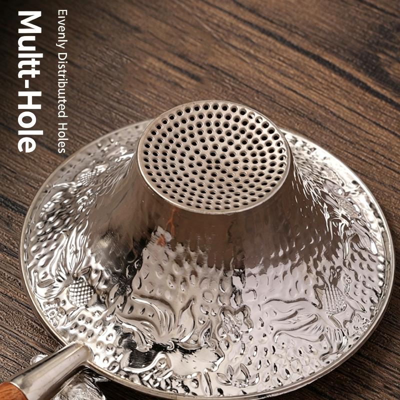 Food Grade Metal Mesh Tea Infuser Reusable Fine Sieve Tea Strainer Portable Teaware for Office Travel Outdoor Tea Drinking