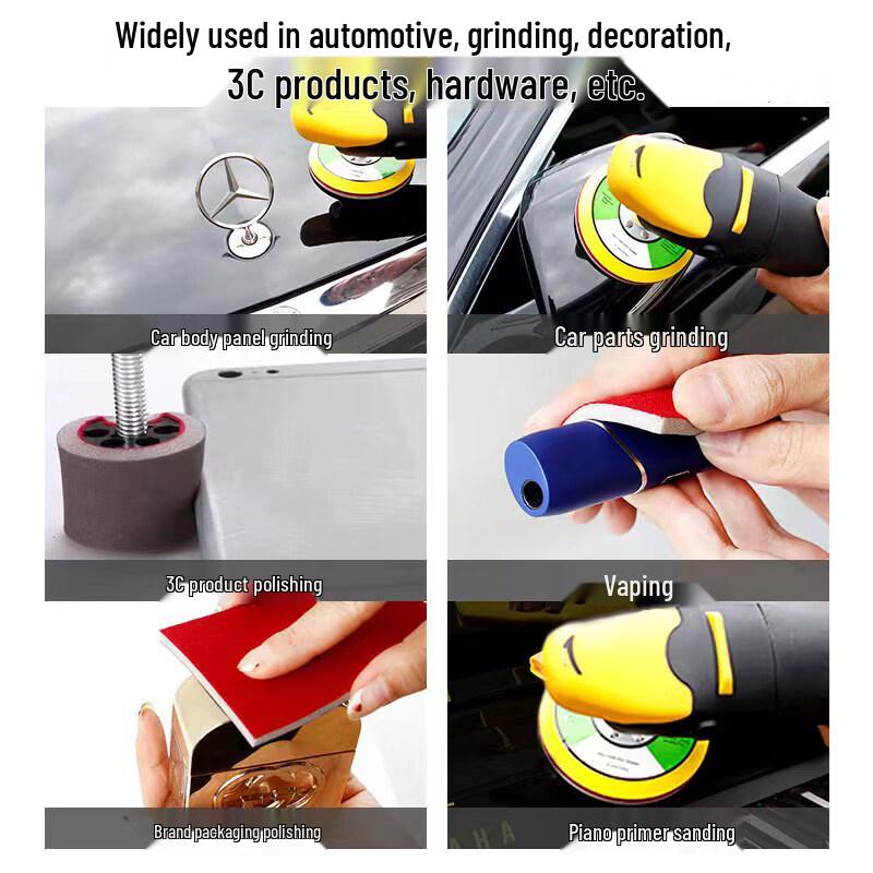 Ally Round Flocked Sponge Sandpaper for Polishing