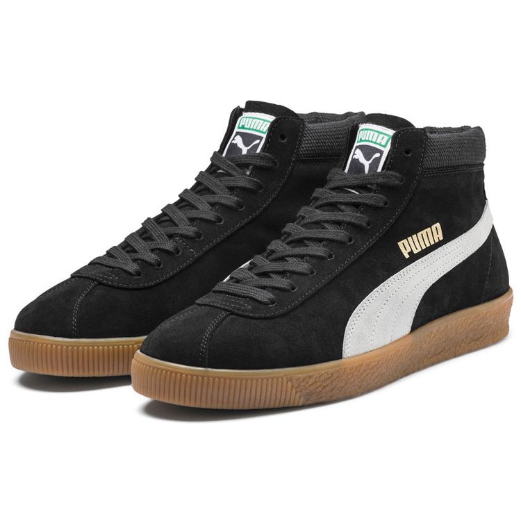 Puma Suede 68 Mid Retro Sneakers Unisex Sneakers Black 370076-02