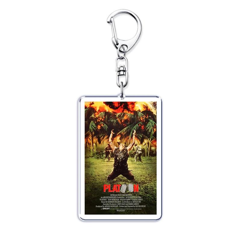 Klassische Film Schlüsselanhänger für Zubehör Tasche Pulp Fiction The Fast Furious Filme Anhänger Schlüsselketten Schlüsselringe Schmuck Fans Geschenke