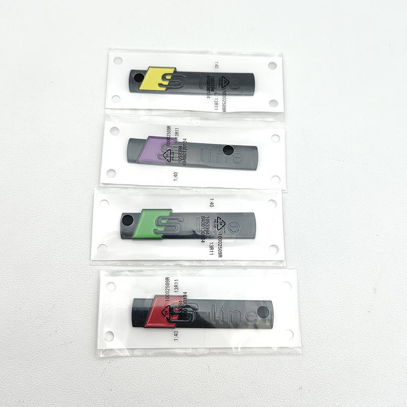 3D ABS Sline Logo S Line Emblem Car Fender Badge For Audi A1 A2 A3 A4 A5 A6 A7 Q2 Q3 Q5 Q7 Q8 S3 S4 S5 S6 S7 TT S Line Sticker