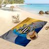 Asciugamano da Spiaggia con Stampa del Newcastle United Football, Asciugamano Grande Morbido ad Asciugatura Rapida per Spiaggia Campeggio Nuoto