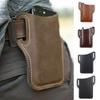 Estojo Holster para Celular Masculino Laço para Celular Holster Bolsa de Cintura Acessórios Carteira de Couro Carteira para Celular Bolsa para Corrida Sacos de Viagem Camping