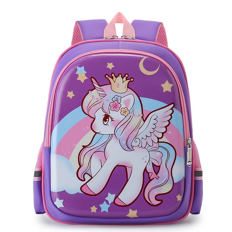 Kuromi Melody Spider Man Elsa Kids Backpack With Breathable Air Cushion Straps For School Girls