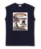 TI.GLAKE Vintage Surf Oversized Sleeveless T-Shirt Navy
