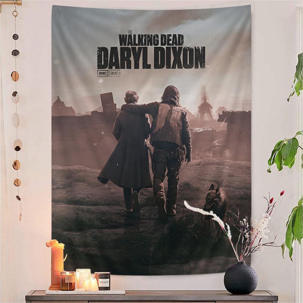

The Walking Dead Daryl Dixon DIY Wall Tapestry Art Science Fiction Room Home Decor Wall Art Decor 74x94cm(29x37in)