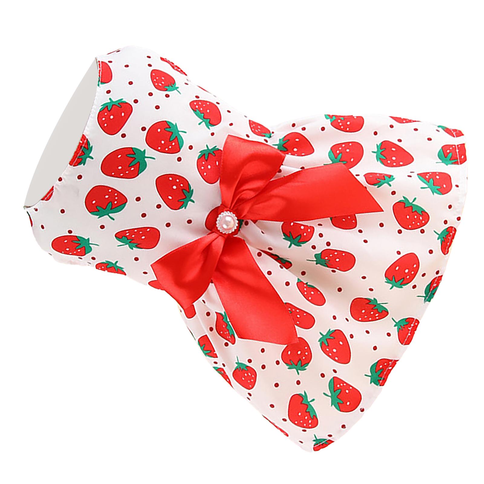 

Cute Dog Dress Spring Summer Puppy Costume Princess Style Pet Clothing for Daily Wear Or Holiday Party S
