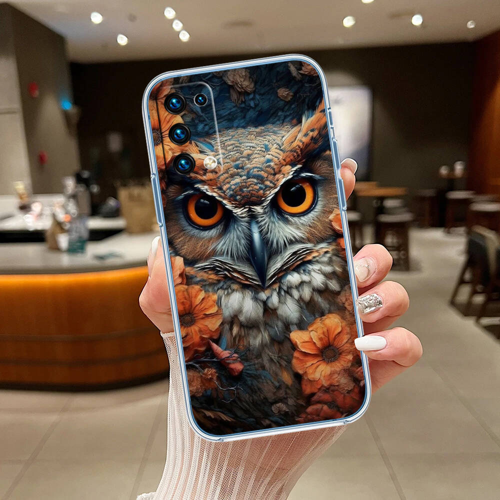 Cartoon Art Owl Phone Case for Motorola G14 G15 G24 G30 G31 G32 G34 G41 G42 G51 G52 G50 G60S G60 G62 G72 G71 G73 G84 G85 G200 E32