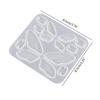 Silicone Resin Earrings Mold Butterfly Wings Pendant Mold for DIY Car Home Decor