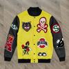 New manufacturer supply jacket 3D digital printing sweater hoodie men's loose casual sweatshirt