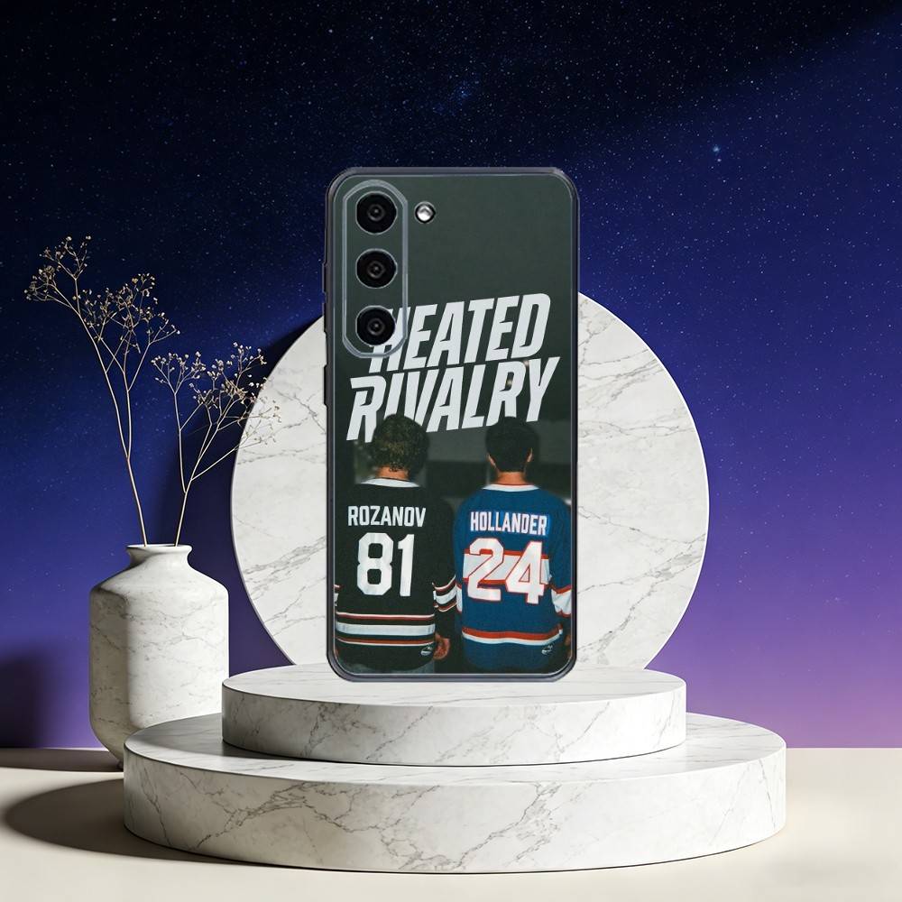 

Heated R-Rivalry Ice Hockey Phone Case For Samsung Galaxy A73,A72,A71,A70,A53,A52,A51,Others Soft Black Cover Samsung a21s
