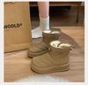 Women's 2024 Winter Velvet High-Top Snow Boots - Warm, Stylish Korean Casual Shoes (Model KT2822)