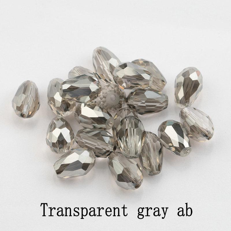 6X8MM Best Sell Crystal Tear Drop Shape Beads Glass Beads