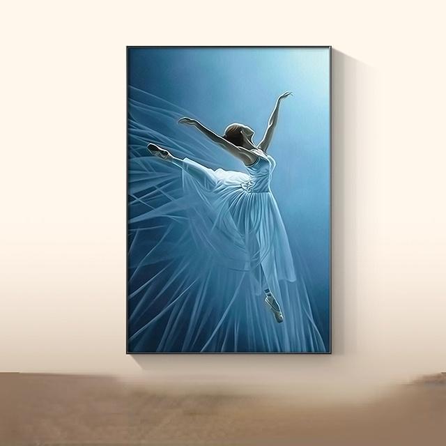 Figura modernă Postere Imprimare Dansatoare nordică Canvas Art Home Decor Femei Decoration Pictură murală Poze pentru living dormitor