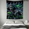 Dark Fantasy Tapestry Gothic Skull Snake Art Tapestry Background Cloth Wallmounted Wall Covering Decoration Background Cloth Work Of Art