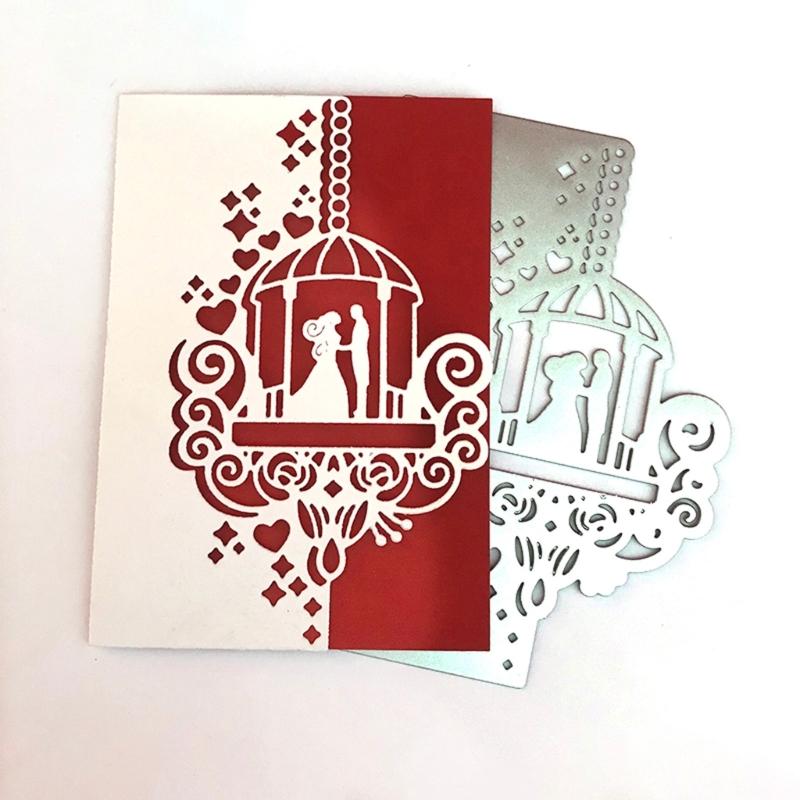 Couple Wedding Metal Cutting Dies DIY Craft Carbon Steel Embossing Template Stencil Scrapbooking for Card Die Cuts Mold