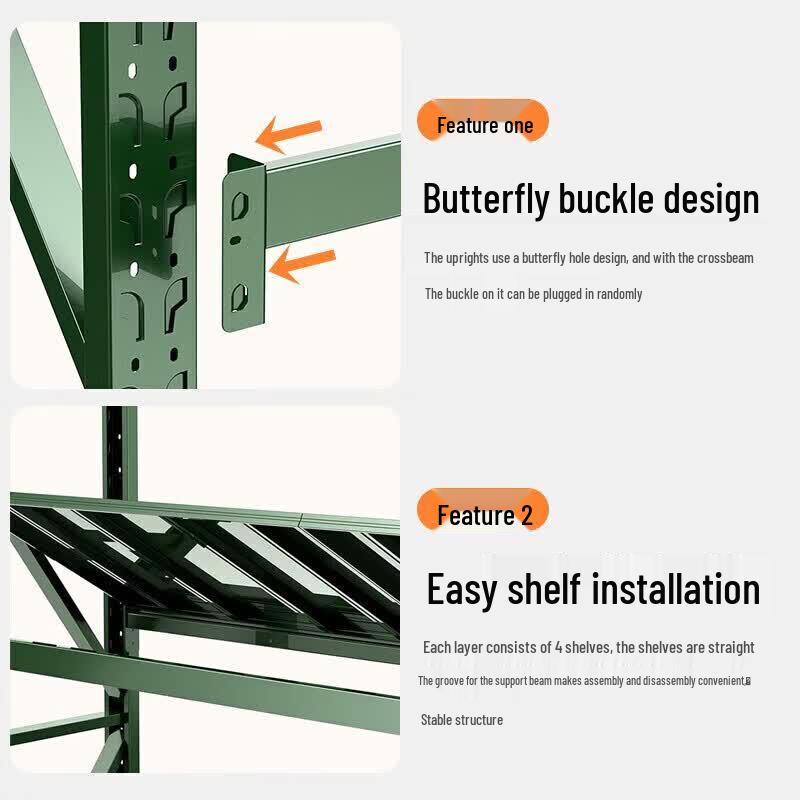 Military Green Heavy Duty Storage Rack