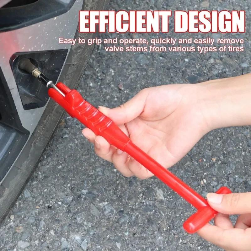 Car Tire Valve Puller Universal Auto Wheel Tyre Valve Pull Rod TR414 Vacuum Tire Valves Nozzle Kits Tire Repair Tool Accessories