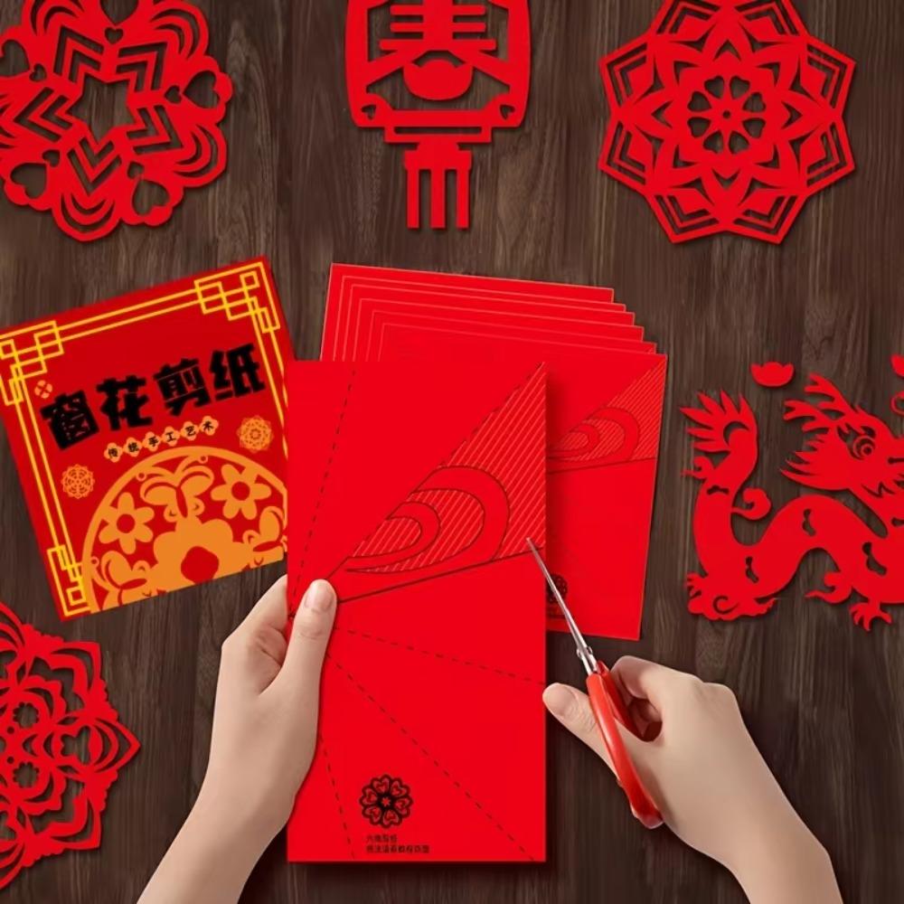 Semi-finished Paper Cutting Kit Handmade Children's Handicrafts  Parent-child Activities