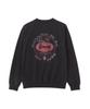 Schott CIRCLE ICON Crew Neck Sweatshirt, Men's, Size S, 010, Black, 782-4232020