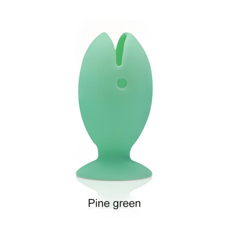 Suction Toothbrush Holder Portable Travel Cute Standing Traceless Tooth Brush Cover Fish Shape Silicone Suction Cup Bathroom Too