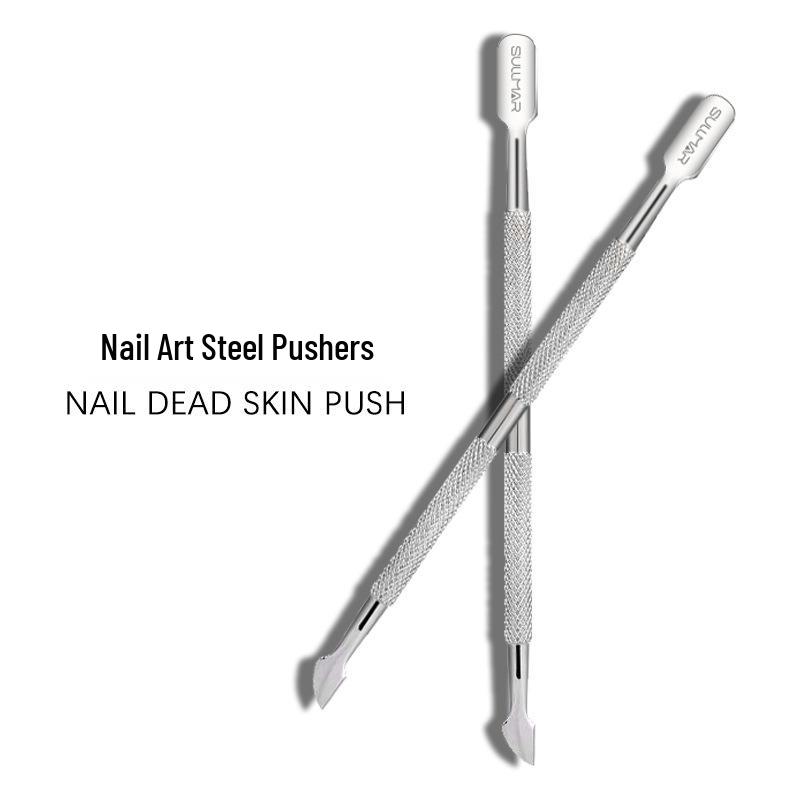 

Stainless Steel Double-Ended Nail and Cuticle Pusher Tool