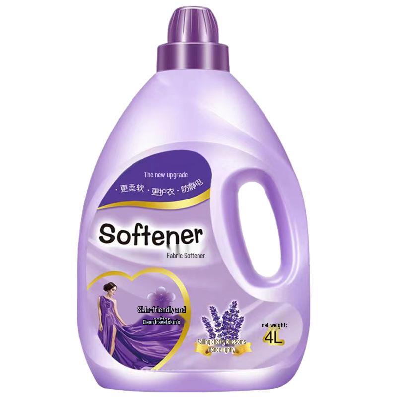 8 Jin Lavender Fabric Softener: Shape Retention, Anti-static, Color Protection, Wrinkle Removal, Long-lasting Fragrance