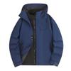 Unisex 3-in-1 Winter Jacket: Windproof, Waterproof, Detachable with Thick Fleece Liner