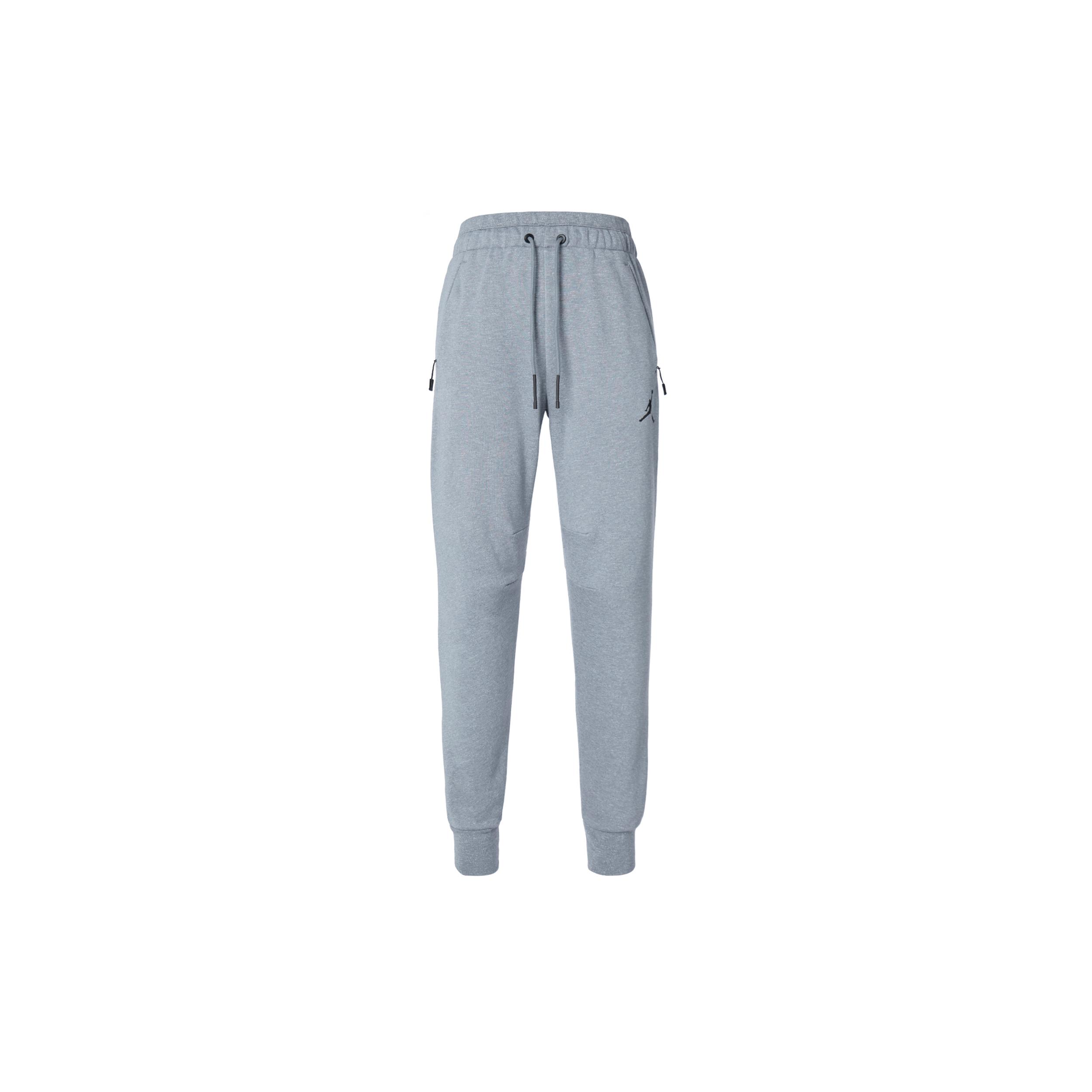 Jordan Knitted Sweatpants Men s Gray Moderate Straight Fit Pants 809475-065 S