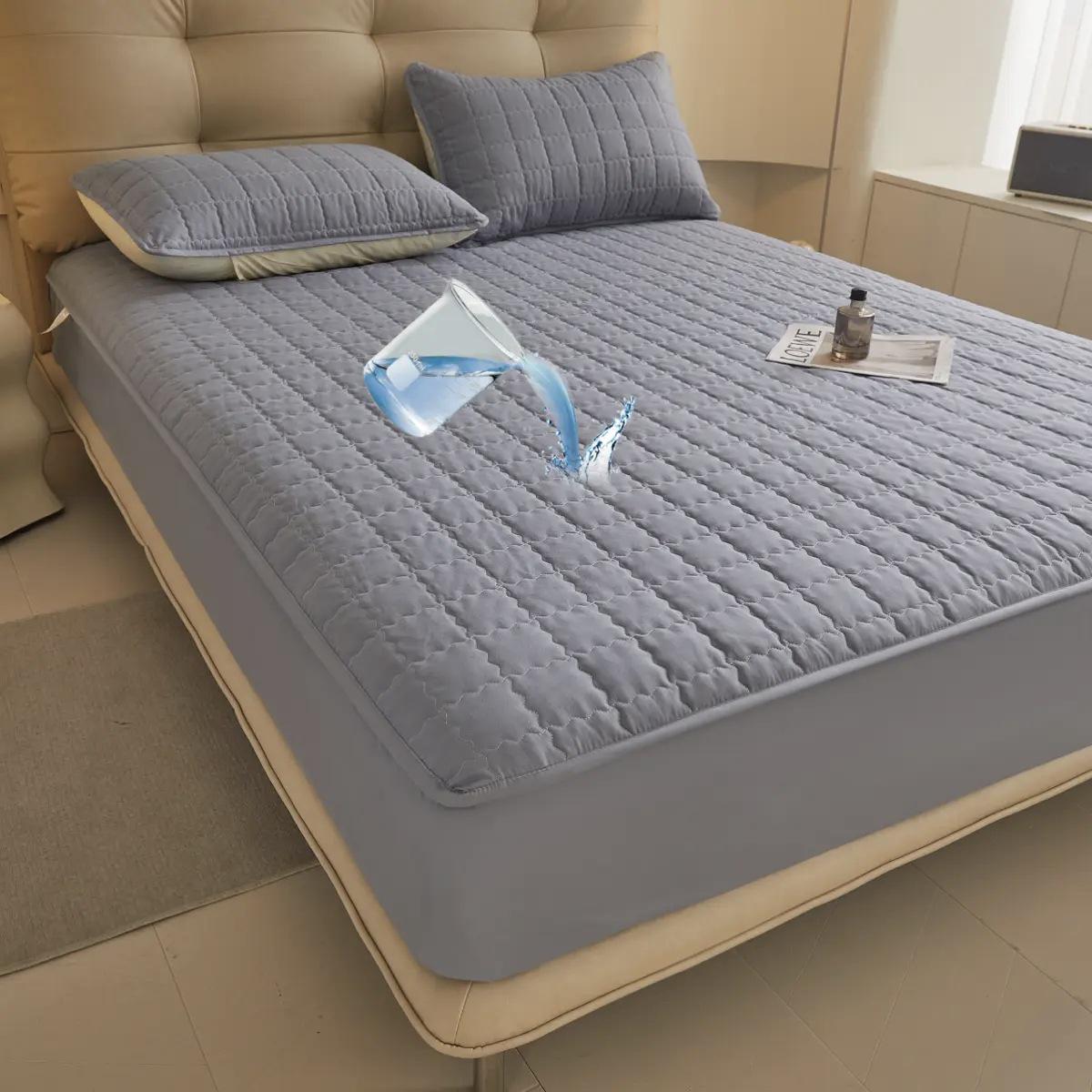 

Waterproof Fitted Sheet and Incontinence Mattress Protector Pair of Pillowcases